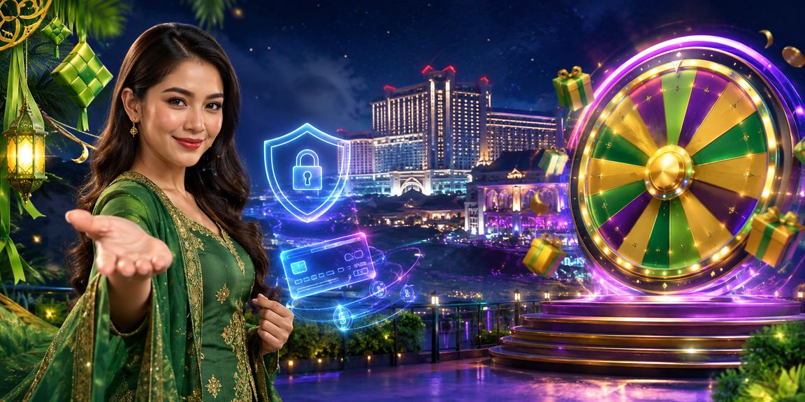 Suasana lucky draw Hari Raya di Genting Highlands berlatarkan hiburan kasino Malaysia